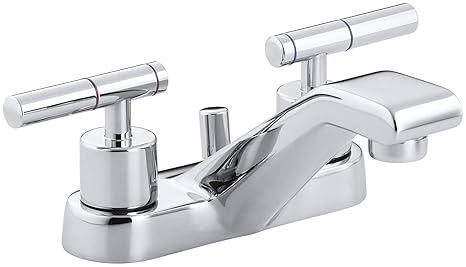 Kohler K 8201 4 Cp Taboret Centerset Lavatory Faucet Polished