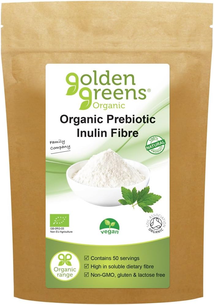 Golden Greens Organic Inulin Powder 500g (Pack of 2)