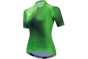 YOUALSO Cycling Jersey Women, Short Sleeve Ladies Bike Shirt Bicycle Clothing for Biking Biker MTB Cyclist Dirt BMX Road Mountain