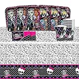 Monster High Complete Birthday Tableware Pack for 16