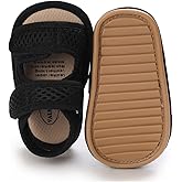 COSANKIM Infant Baby Boys Girls Summer Sandals Non Slip Soft Sole Toddler First Walker Crib Shoes (0-18 Months)