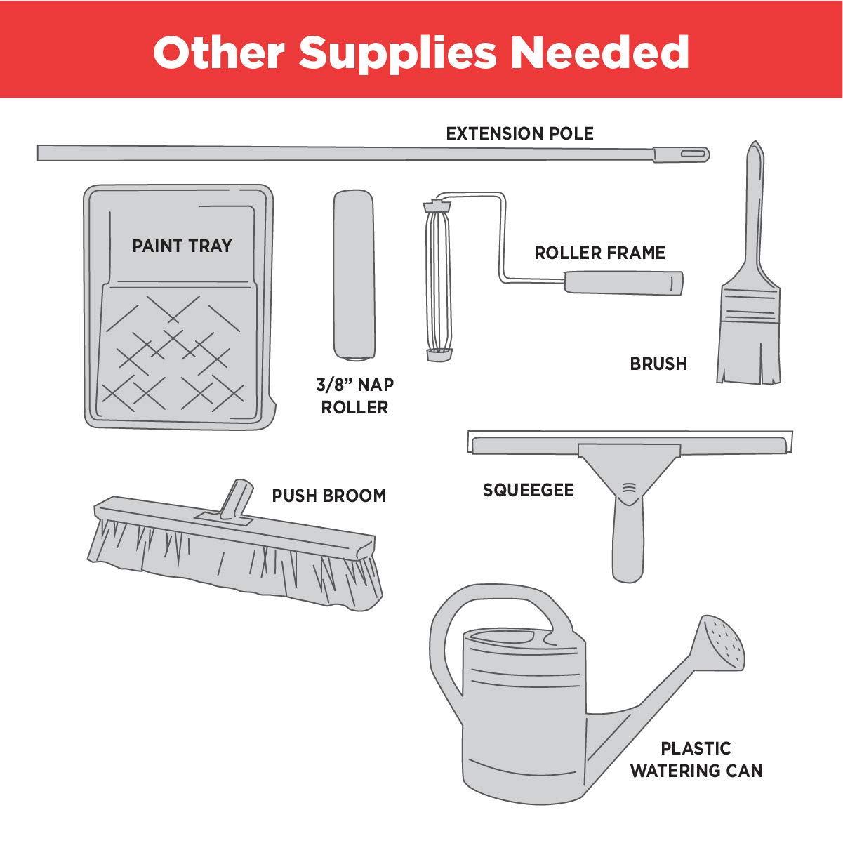 Rust-Oleum 251965 EPOXYSHIELD Garage Floor Coating Kit, 1 Car, Gloss Gray