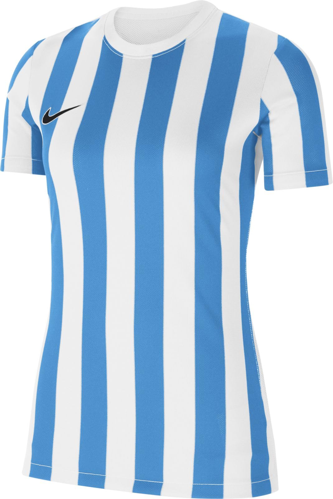 NIKE CW3816-103 Dri-FIT Division 4 T-shirt Women's WHITE/UNIVERSITY BLUE/BLACK Size L