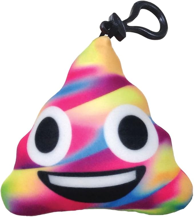 iscream XPressive! Emoji Marshmallow Scented Unicorn Poop Mini Microbead Pillow