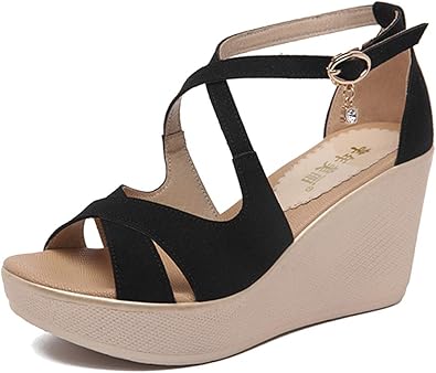 wedge wrap sandals