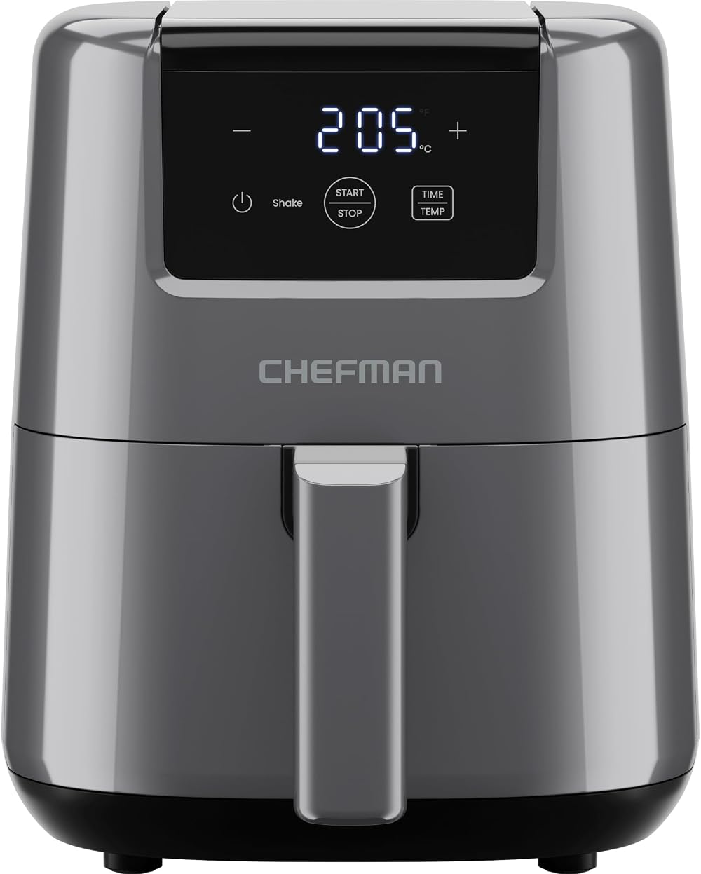 Chefman 2L Mini Air Fryer Digital Space Saving Compact Grey