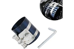 Ajxn 1 PC Automotive Piston Ring Installation Tool, 2.08"-6.88" Anti-reverse Bending Resistant Spring Gear Adjustable Ratchet Piston Ring Opening Clip, Maintenance Accessory, for Most Cars (Blue)