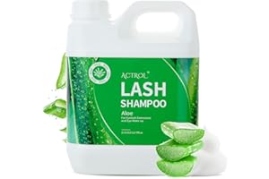 ACTROL Eyelash Extension Cleanser Aloe 2L Natural Lash Extension Shampoo Professional Eyelid Foaming Cleanser Paraben & Sulfate Free Non-lrritating with Salon and Home Care