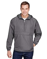 Champion Adult Packable Anorak 1/4 Zip Jacket M