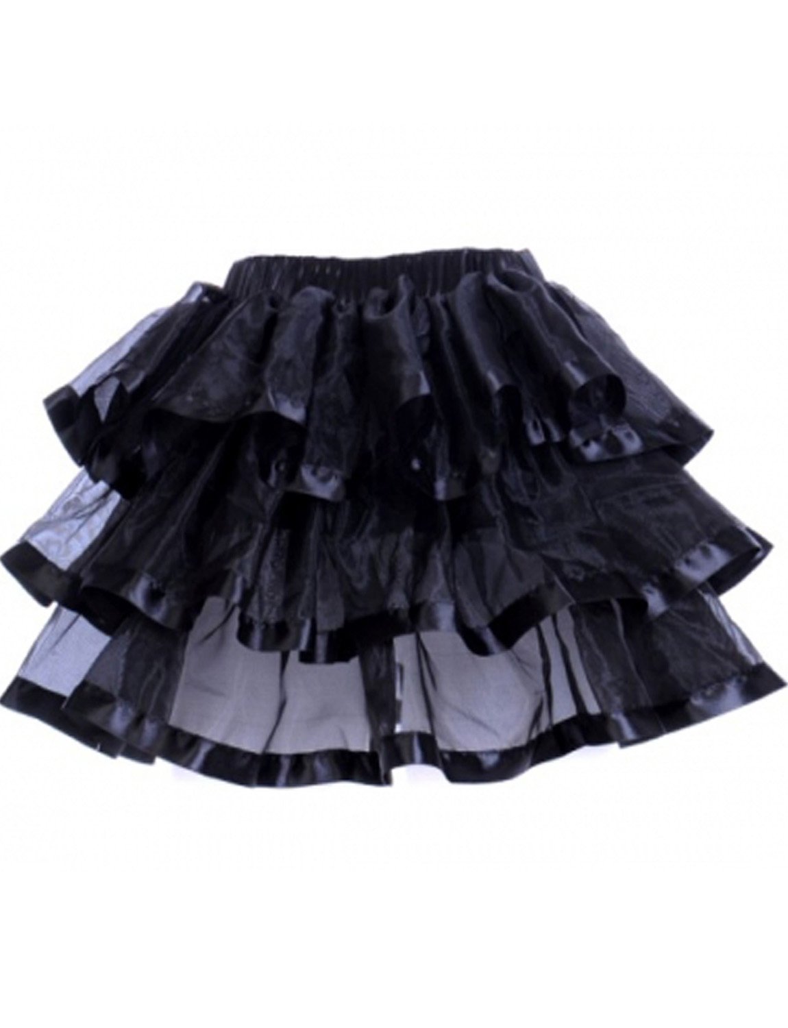 Yummy Bee - Tutu Skirt Women - Fancy Dress Costume - Adult Burlesque - Plus Size (Women:22-24, Black)