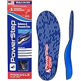 PowerStep Pinnacle Plus Met, Ball of Foot Pain Relief Orthotics, Shoe Inserts, Metatarsalgia, Arch Support, Morton's Neuroma Pain Relief, Shoe Insoles, Metatarsal Pad, Made in USA (M 4-4.5, F 6-6.5)