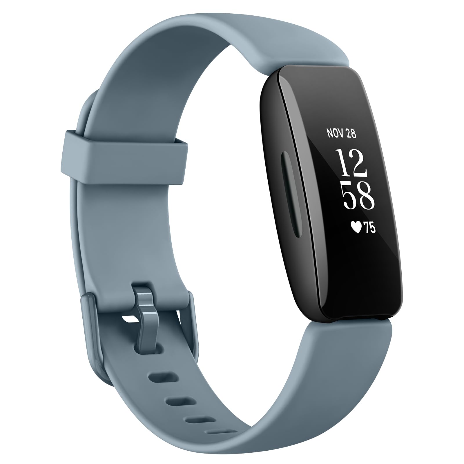 AK Straps Compatible with Fitbit Inspire 2 Straps Women Men, Soft Silicone Sport Replacement Wristband for Fitbit Inspire 2 Only.[NOT for Fitbit Inspire/Fitbit Inspire HR] (Steel Blue)