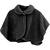 Women Warm Fleece Cloak Shawl Winter Thermal Shoulder Wrap Poncho Cape Wearable Plush Blanket Shrug Sherpa Scarf Coat