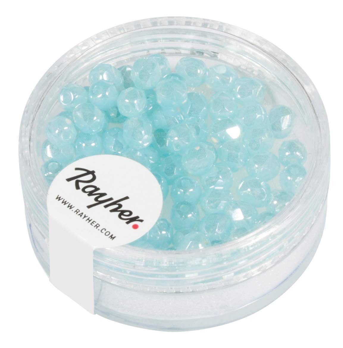 Rayher 14200354 Glass Polished Bead, 4 mm Diameter — image 1