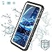 SPIDERCASE Galaxy S9 Waterproof Case, Full Body Protective Rugged Cover Snowproof Dirtproof IP68 Certified Waterproof Case for Samsung Galaxy S9 (Black/Clear)