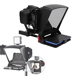 Teleprompter for Smartphone Tablet DSLR Portable