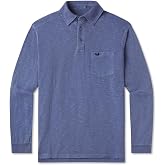 Southern Marsh SEAWASH Slub Polo - Long Sleeve