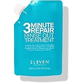 ELEVEN AUSTRALIA 3 Minute Repair Rinse Out Damaged Hair Treatment - Deep Conditioning Hair Mask for Moisture, Hydrating Conditioner Agents & Proteins, Adds Shine, For Women & Men, Vegan
