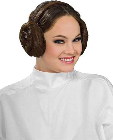 Rubie S Official Disney Star Wars Princess Leia Headband With Buns
