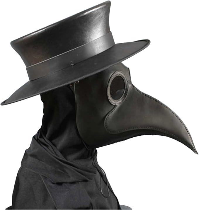 WESTLINK Plague Doctor Mask Birds Long Nose Black Amazon.ca Clothing