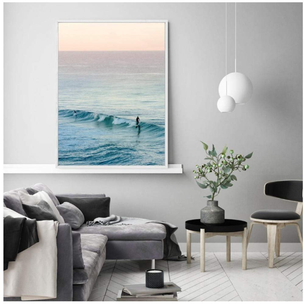 Amazon Com Wadyx Surf Ocean Poster Print Beach Coastal Wall