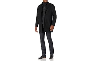 DOCKERS mens Henry Wool Blend Top Coat (Regular and Big & Tall Sizes)