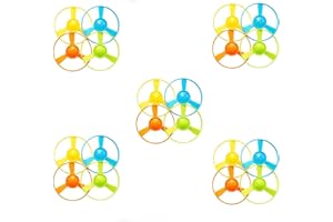 Svemei Cat Fetch Toy, Interactive Flying Cat Toy with 20 Flying Propellers, Dog Cat Kitten Tracks Toy for Training Hunting Chasing(only Flying Propellers)