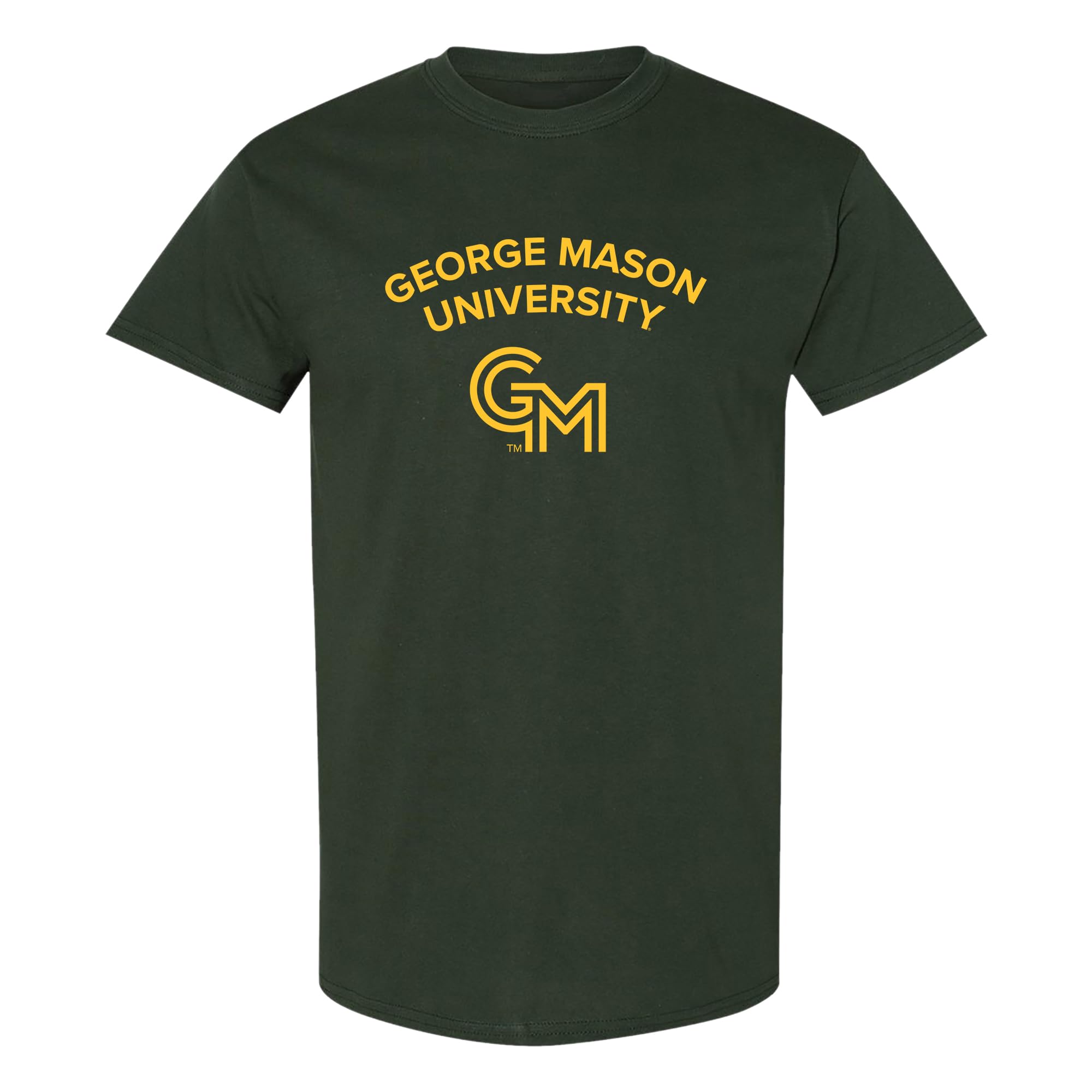 UGP Campus Apparel AS1008 - George Mason University Patriots Arch Logo - Sports Team T Shirt - Medium - Forest Image