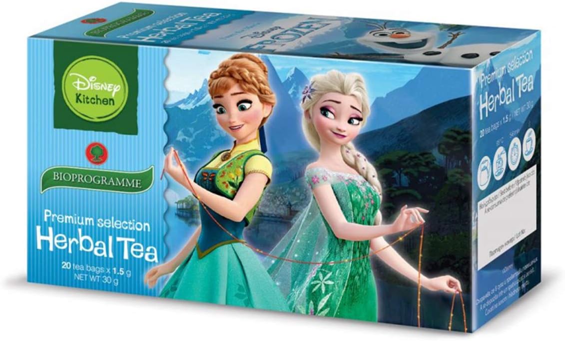 Frozen Tea 30g | Disney Kitchen BlackBerry Raspberry Apple White Yarrow Hibiscus 20 Bags