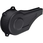 AlveyTech Black Plastic Clutch Cover - Replacement fits the Coleman CC100X 98cc, CT100U Trail, Mini Bike, Chain Shroud Kit for Dirt Pit Pocket Mod Bikes, Guard Accessories Parts, DIY Install 1-Pack