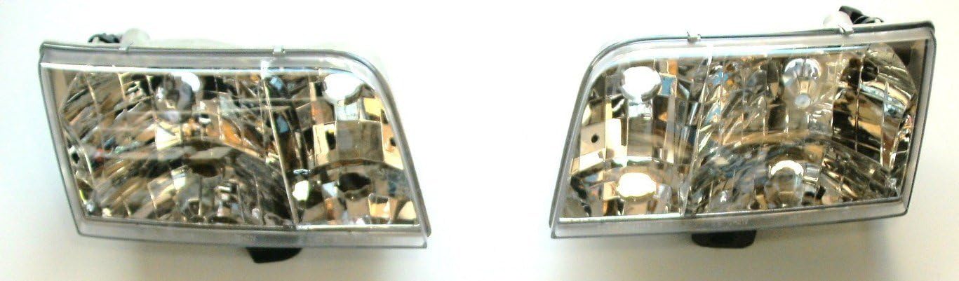 1998-2006 Ford Crown Victoria Headlight Assembly (1999 2000 2001 2002 2003 2004 2005 98 99 00 01 02 03 04 05 06) - One Pair(Both Driver and Passenger Sides) - DOT Certified Headlight by Jkdautoparts