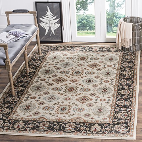 Safavieh Lyndhurst Collection LNH332K Traditional Oriental Cream and Navy Area Rug (6' x 9')