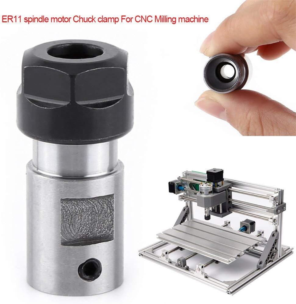 ER11 Collet Chuck Motor Eje Extensor de Eje de Eje Collet Herramientas