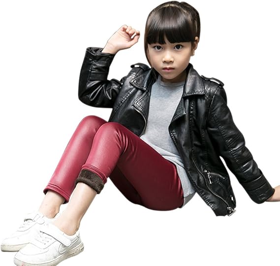 little girl leather pants