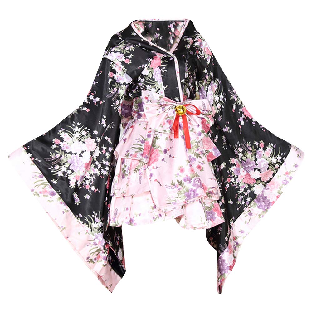 LA HAUTE Anime Cosplay Costume Women Japanese Kimono Role Play Dress Fancy Dress