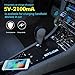 Bluetooth FM Transmitter, LDesign Universal Wireless Radio Transmitter Car Kit with AUX Input | 1.44 Inch Display | TF Card Reading | 4Mode HD Music Play | Hands-Free Call &USB Charge for Audio Player