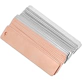 GLEAVI 20pcs Copper Zinc Electrode Set Pure Zinc Anode Copper Sheet for Science Experiments for DIY Projects Electroplating a