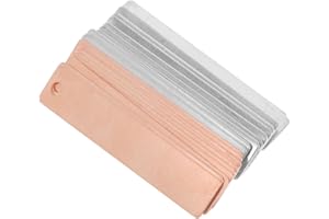 GLEAVI 20pcs Copper Zinc Electrode Set Pure Zinc Anode Copper Sheet for Science Experiments for DIY Projects Electroplating a