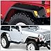 Pocket-Riveted Style Side Fender Wheel Flares Jeep Wrangler 4pc Set