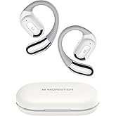 Monster Open Ear AC317 Headphones, Wireless Headphones with Stereo Sound, Bluetooth 5.4, 24H Playback, Crystal Clear Calls, Type-C Charging, Touch Control, Sweat Resistant Open Ear Wireless Earbuds