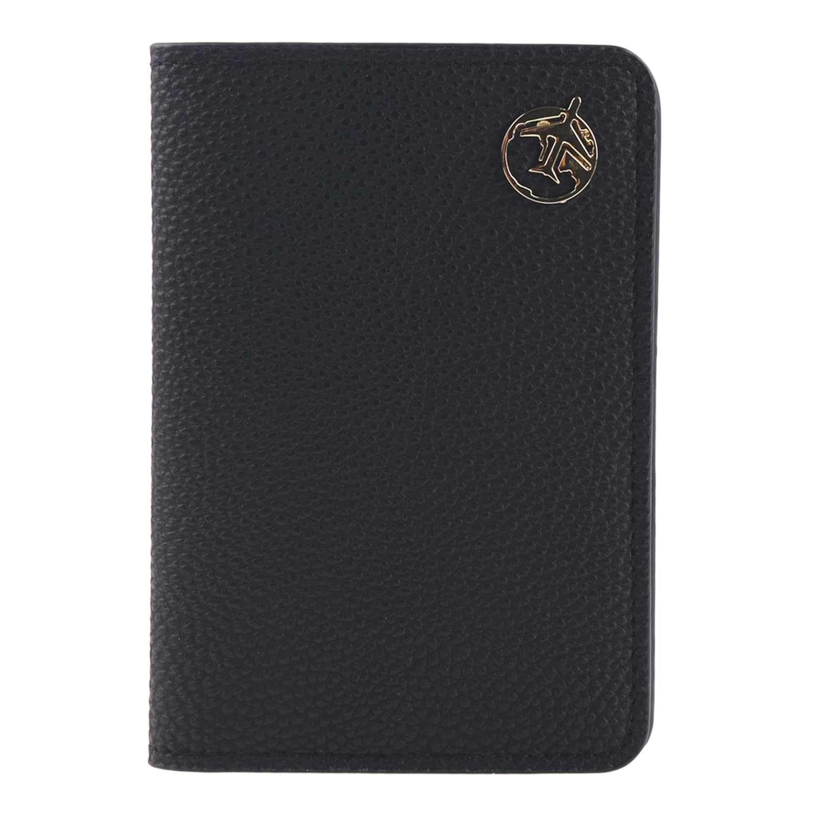 Lychii Leather Passport Wallet for Women and Men, PU Travel Protector Wallet Pouch Protective Case for Passport, Boarding Pass and ID Card