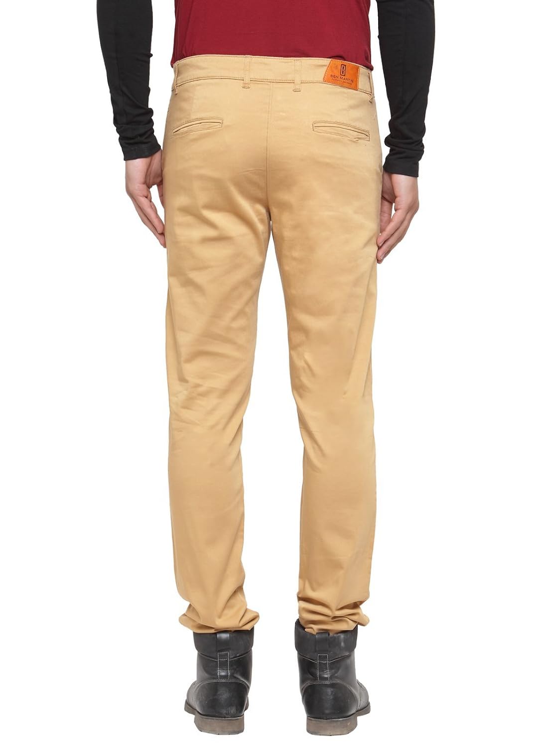 ben martin men's regular fit cotton trouser