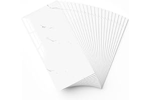 Vieshful 20 Pack 11.8"x23.6" Peel and Stick Backsplash Wall Panels, Self Adhesive Waterproof Back Splash Marble Tiles for Kitchen Bathroom, TV Walls, Living Room White (Not Real Tiles)