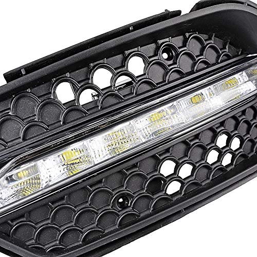 2PCS Front Bumper DRL LED Daytime Running Light Fog Lamp Compatible with Mercedes W204 Sport W204 AMG Sport C-Class 2008-2011 - Thumbnail 3