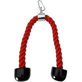 qibylift 27 Inch Face Pulls Tricep Rope,Gym Rope for Cable Attachments