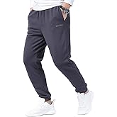 Zoulee Classic Drawstring-Waist Zipper Logo Jogger Pants with Zipper Fly