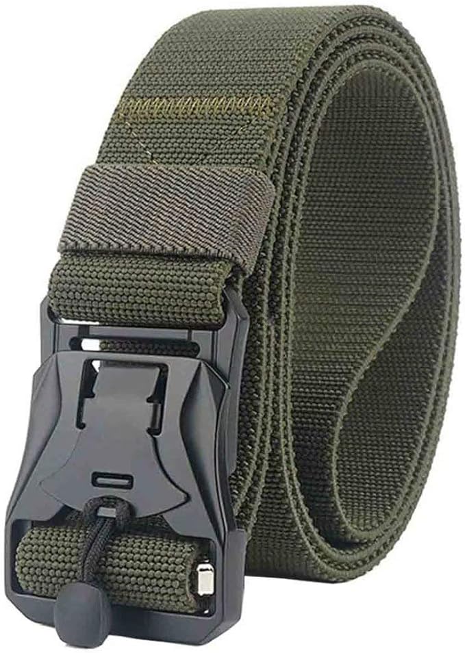 SMAN Elasticated Belt for Men Quick Release Buckle Tactical