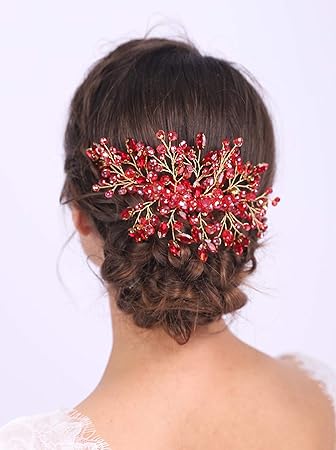 bridesmaid hair comb
