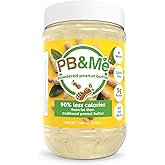 PB&Me Powdered Peanut Butter - Traditional - 90 Percent Less Fat 200 Gram