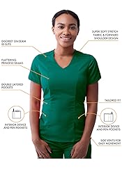 Adar Pro Modern Athletic Scrub Set For Women